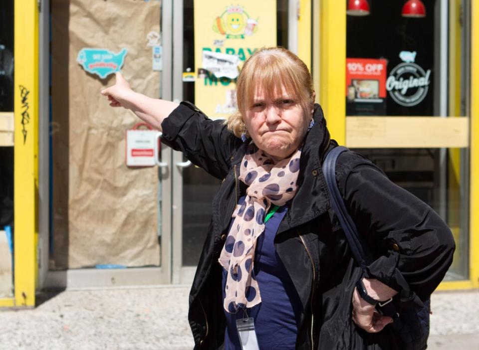 Lifelong New Yorker Nancy Dreyfuss, 62, had her first hot dog at Papaya King when she was about seven years old. James Messerschmidt