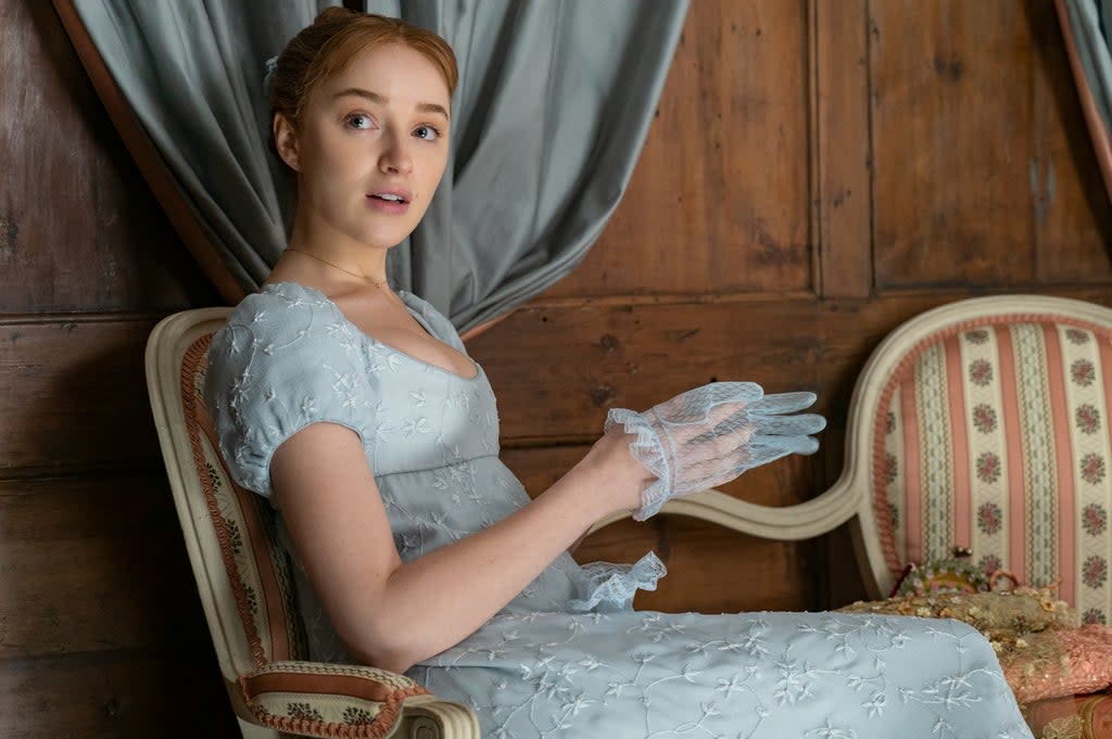 Phoebe Dynevor plays Daphne Bridgerton on the award-winning Netflix series  (LIAM DANIEL/NETFLIX)