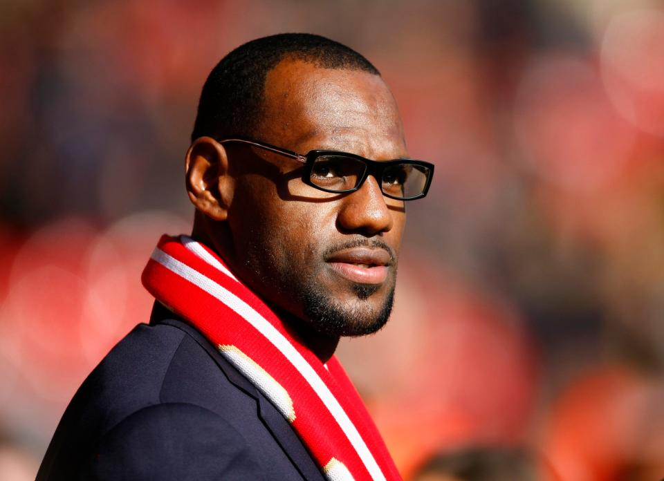 LeBron James at Liverpool FC