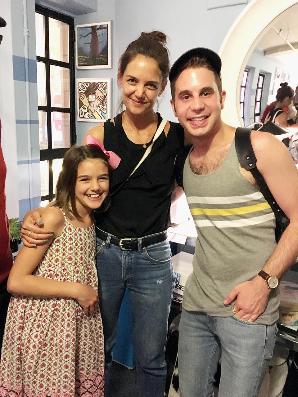 Suri Cruise, Katie Holmes, and Ben Platt