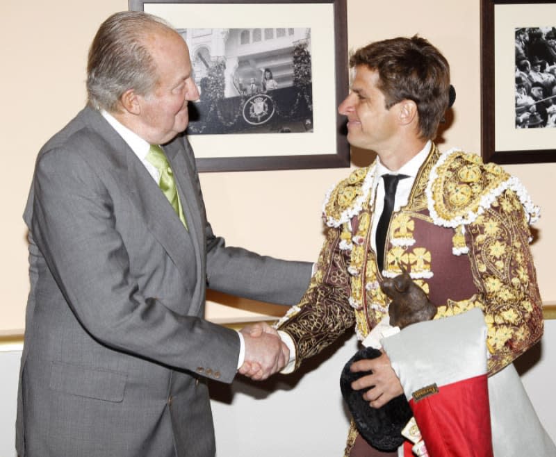 El Juli junto al rey Juan Carlos