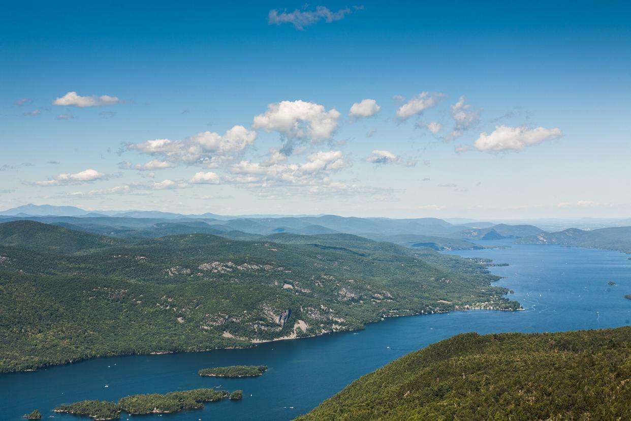 Finger Lakes as viewed from atop Black Mountain