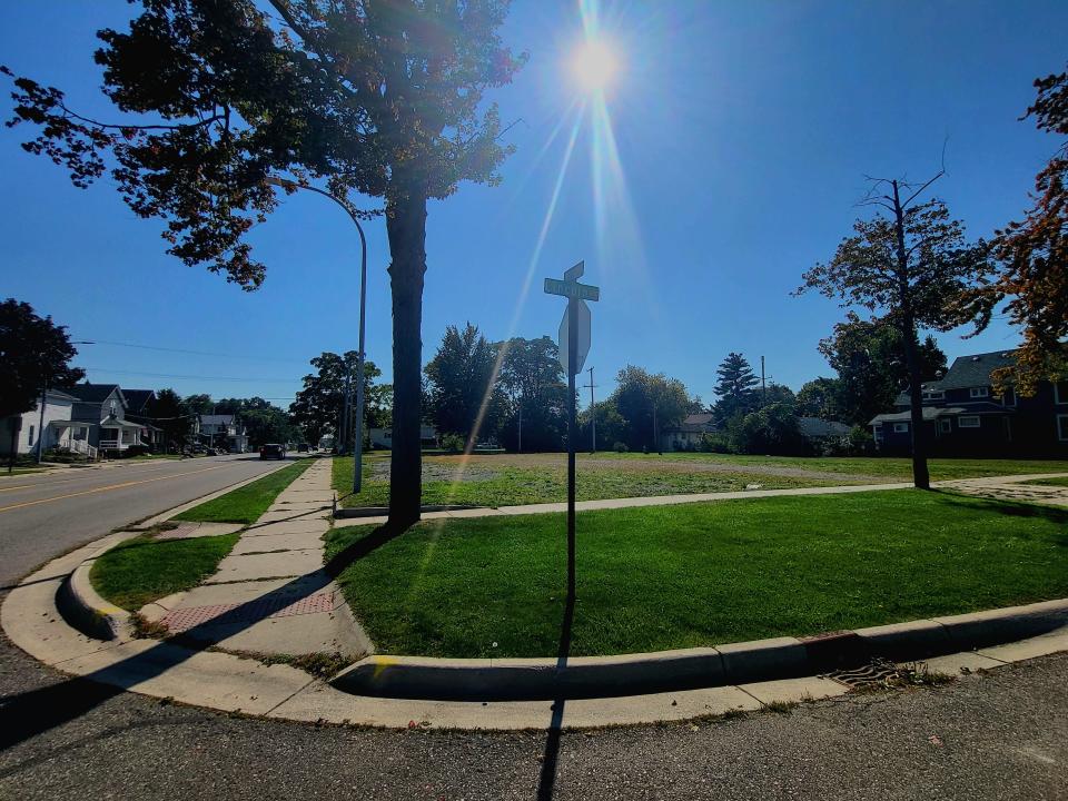 McLaren Port Huron has owned vacant property around Erie Street and Lincoln Avenue, pictured on Monday, Oct. 2, 2023, for the better part of a decade or more, and it's not on tap for a potential affordable housing development.