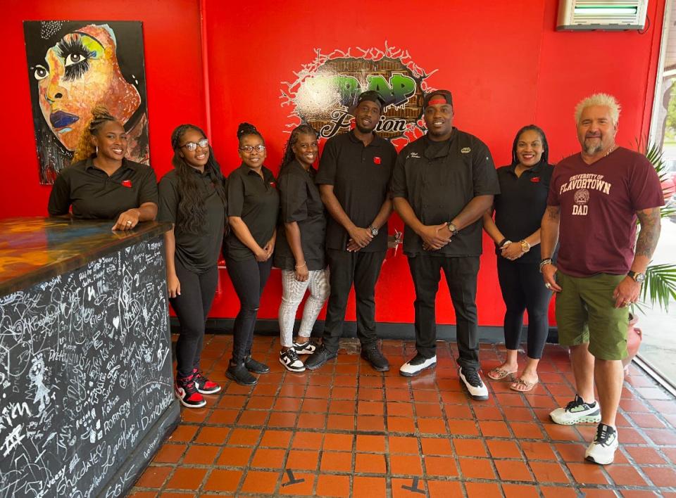 Guy Fieri will feature Memphis restaurant Trap Fusion on his show "Diners, Drive-Ins and Dives.: The restaurant is located at 4637 Boeingshire Drive in the Whitehaven neighborhood of Memphis.
