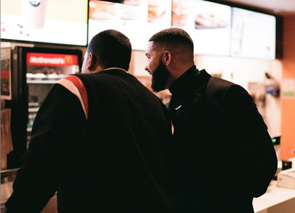 Drake acudió a McDonald’s y causó furor. Foto: Instagram.com/champagnepapi