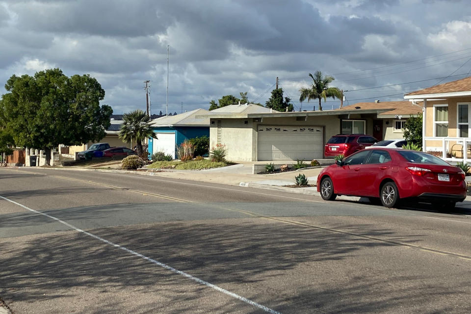 Homes along the 4900 block of Zion Avenue in San Diego. (NBC San Diego / NBC San Diego)