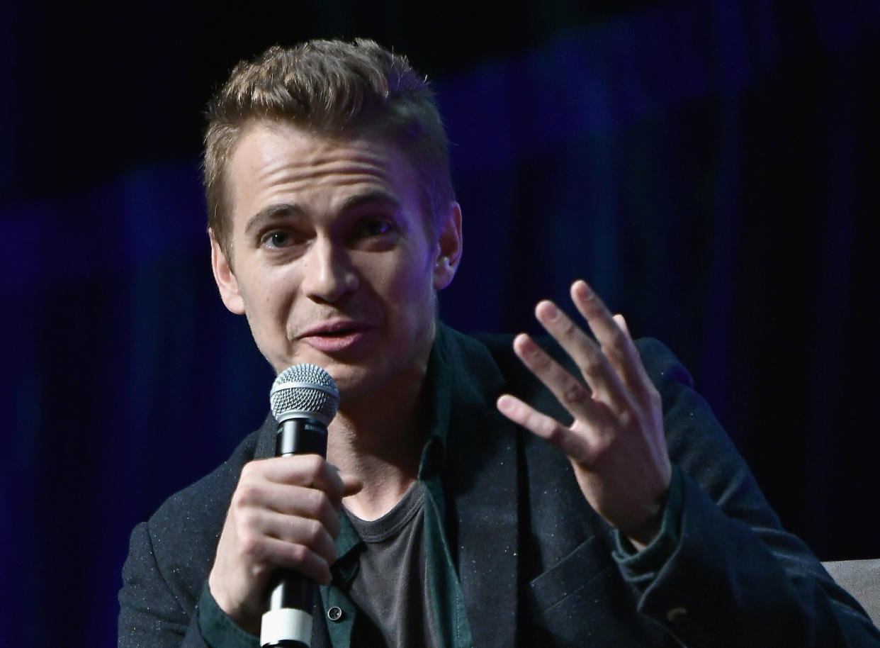 Hayden Christensen used to make his own lightsaber noises while filming “Star Wars,” and well that’s adorable