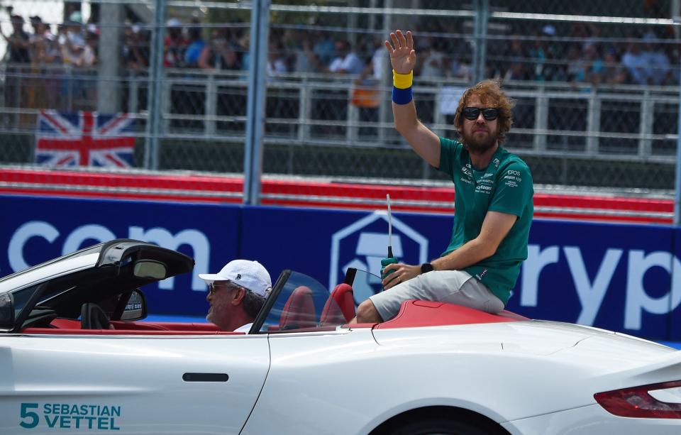 Sebastian Vettel will be appearing on Question Time in the UK next week in a surprising turn of events. (AFP via Getty Images)