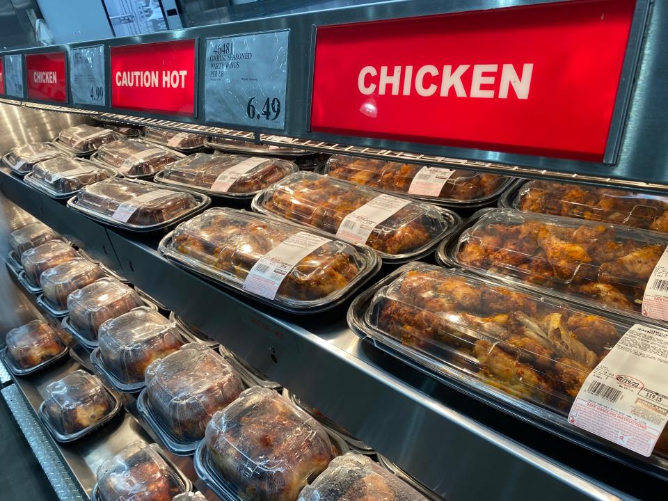 Costco is known for its $5 rotisserie chicken.