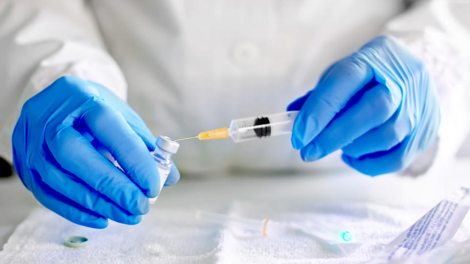 A vaccine is a biological preparation that provide.