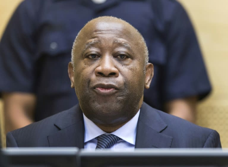 Former Ivory Coast president Laurent Gbagbo attends a pre-trial hearing at the International Criminal Court in The Hague on February 19, 2013