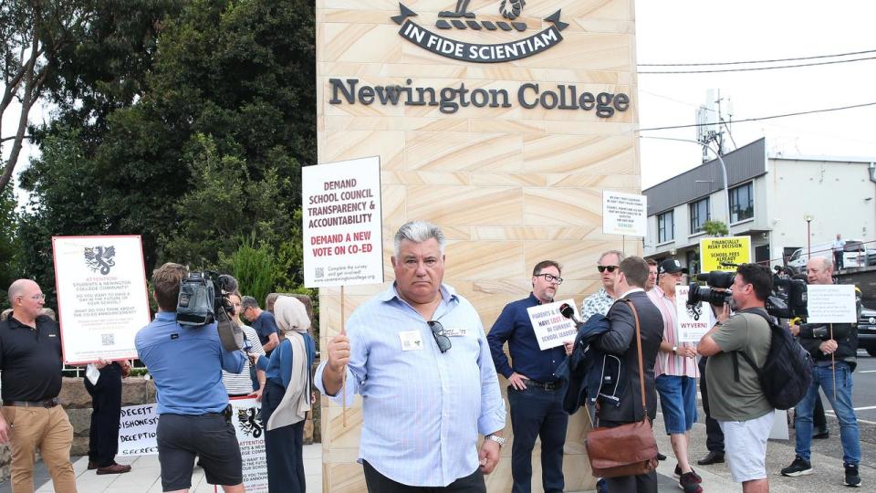 NEWINGTON COLLEGE PARENT PROTEST