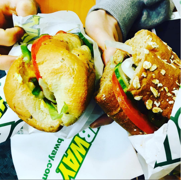 Subway Veggie Delite