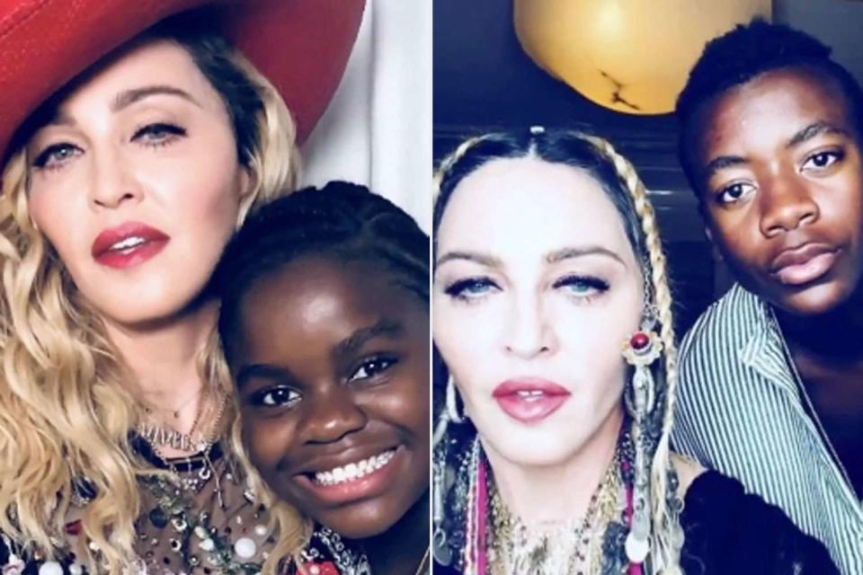 madonna/instagram Madonna and her kids