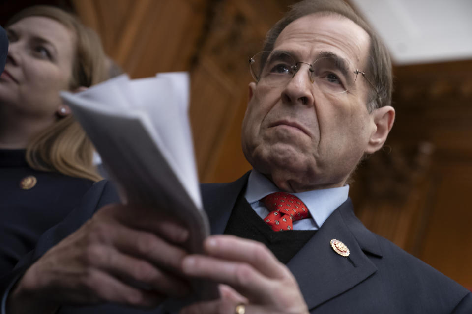 Rep. Jerrold Nadler (D-N.Y.), chairman of the House Judiciary Committee, presided over the first hearings for H.R. 1, a package of voting rights, campaign finance and ethics reforms. (Photo: ASSOCIATED PRESS)