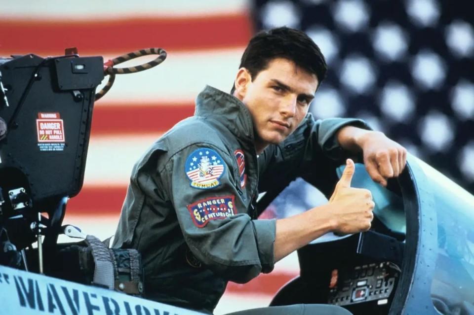 In "Top Gun - Sie fürchten weder Tod noch Teufel" (1986) spielte Cruise einen Navy-Piloten. - Copyright: Paramount Pictures