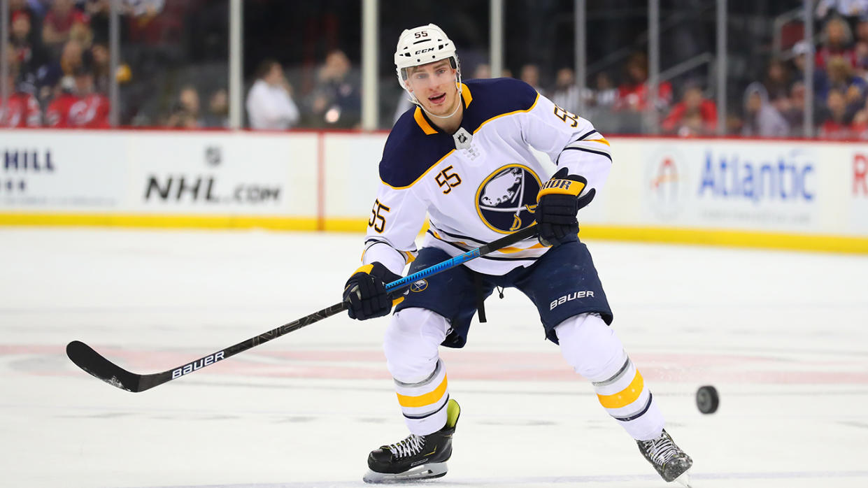 Rasmus Ristolainen has been having a rough time with the Sabres. (Photo by Rich Graessle/Icon Sportswire via Getty Images)