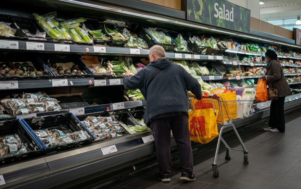 supermarket inflation UK - Aaron Chown/PA Wire