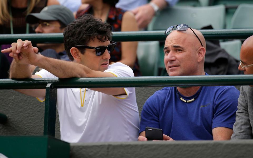 Andre Agassi said of his partnership with Djokovic that 'we far too often agreed to disagree' - AP