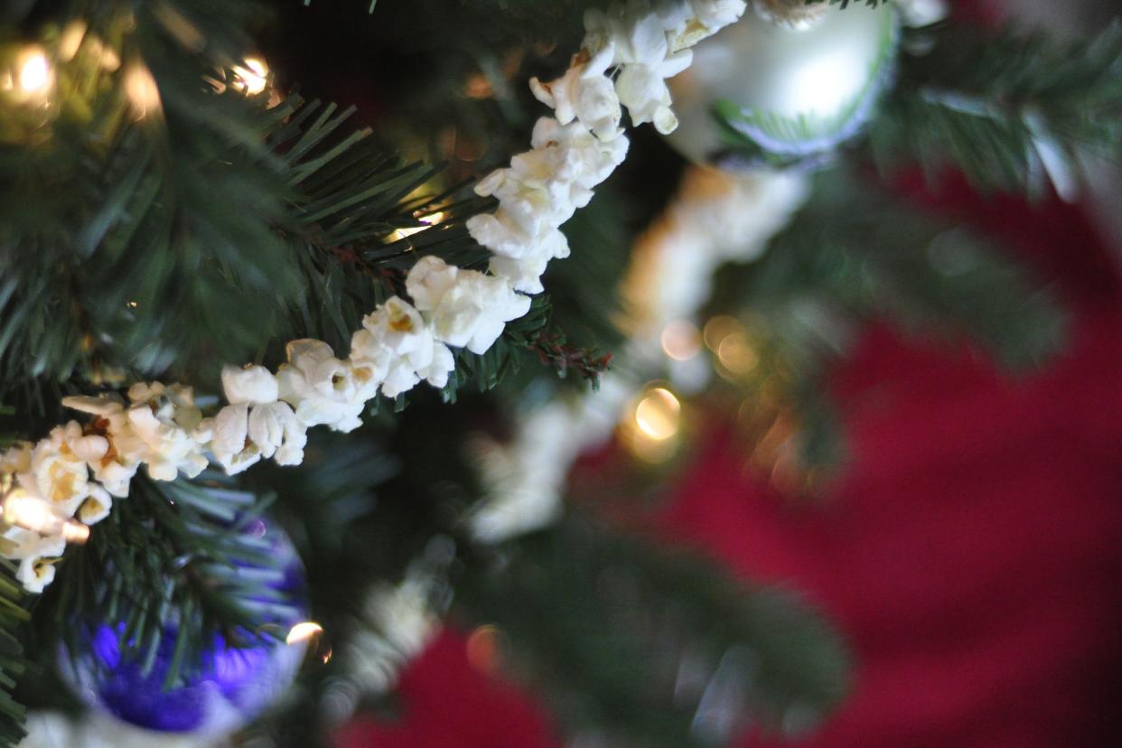 hand-strung popcorn garlands