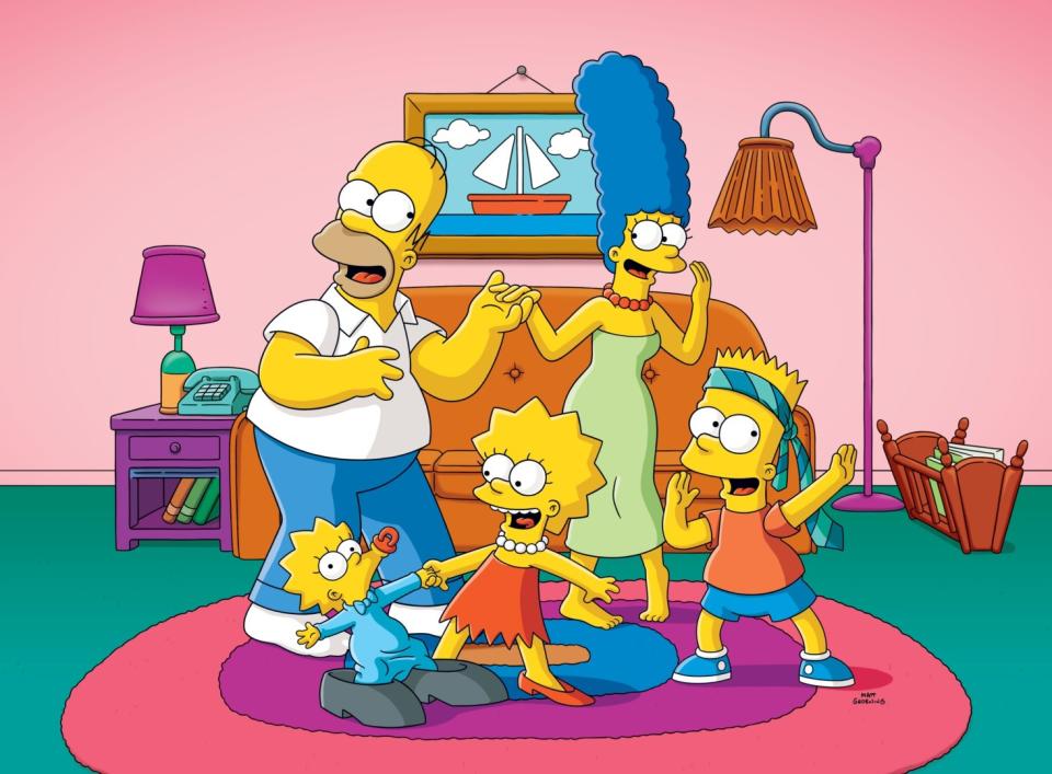 Homer, Marge, Lisa, Bart und Maggie sind die Simpsons. (Bild: ddp)