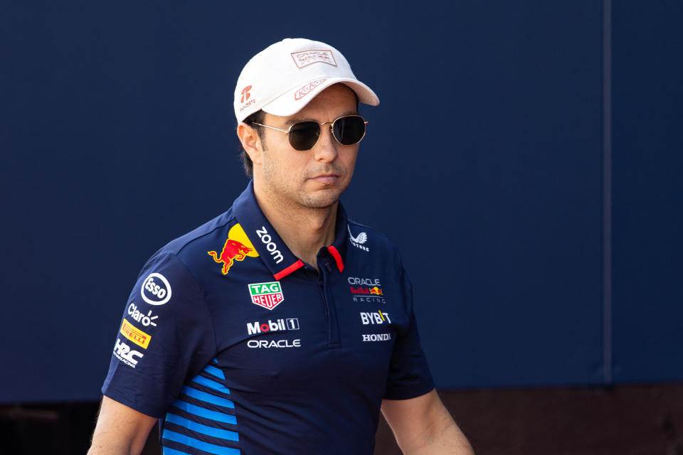 MONTE-CARLO, MONACO - MAY 26: Sergio Perez of Mexico and Oracle Red Bull Racing arrives in the paddock prior to the F1 Grand Prix of Monaco at Circuit de Monaco on May 26, 2024 in Monte-Carlo, Monaco. (Photo by Kym Illman/Getty Images)