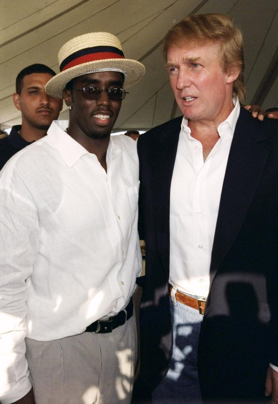 Pictured with Sean Combs.