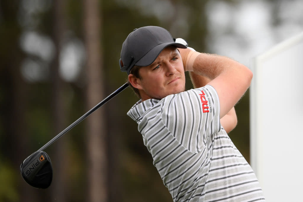Eddie Pepperell finished a round with one less club. (Getty)
