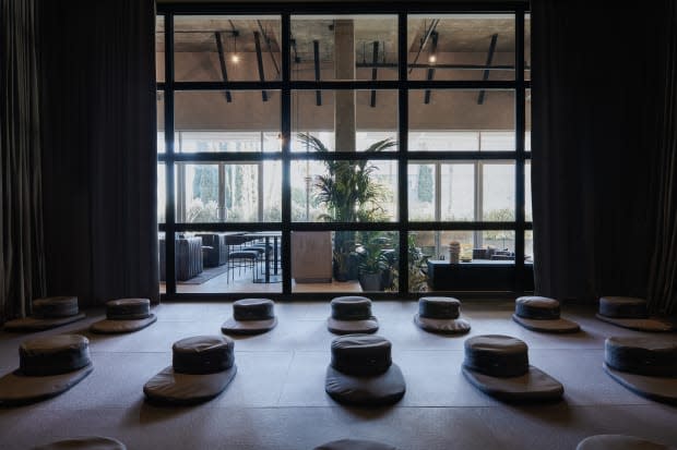 Meditation room at Remedy Place. Photo: Madeline Tolle for Remedy Place.