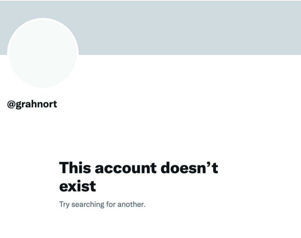 Norton’s Twitter account no longer exists (Twitter)