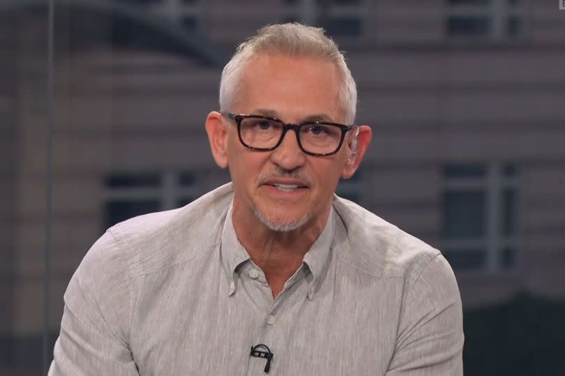 Lineker fought back tears as he sent a message to his former colleague