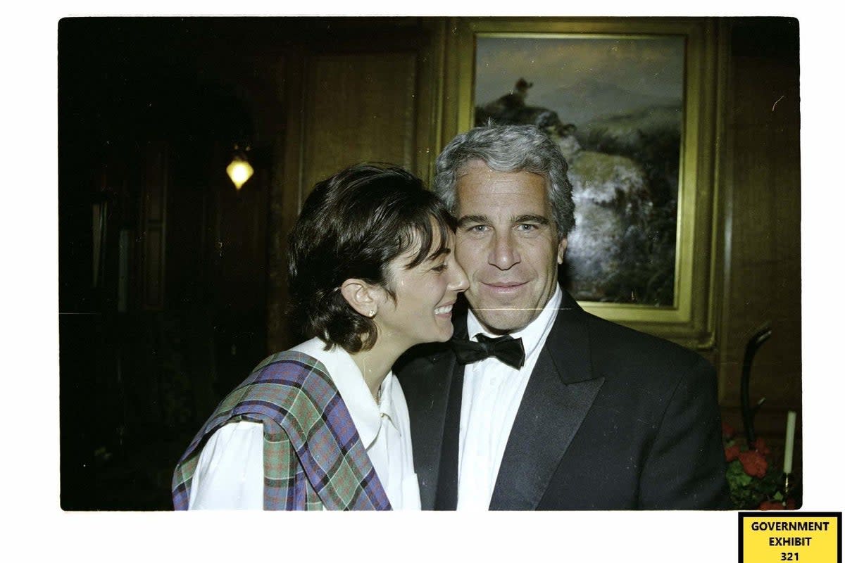 Ghislaine Maxwell claimed she was prosecuted as a ‘proxy’ for Jeffrey Epstein in a new appeal (PA Media)