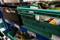 A general view of products available in the Runcorn and District Foodbank in Old Town, in Runcorn