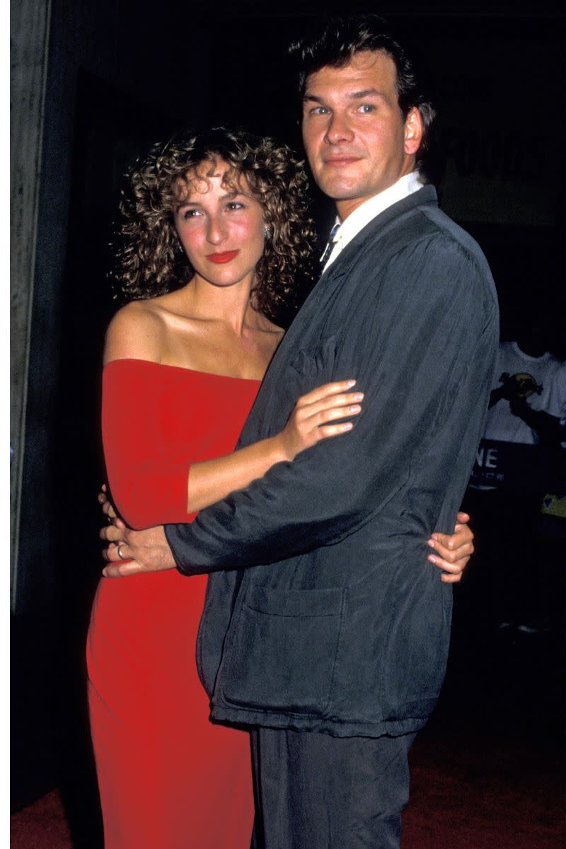 1. Jennifer Grey and Patrick Swayze at the Dirty Dancing Premiere, 1987