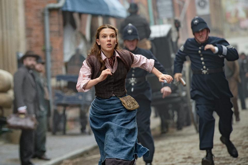 Enola Holmes 2. Millie Bobby Brown as Enola Holmes.