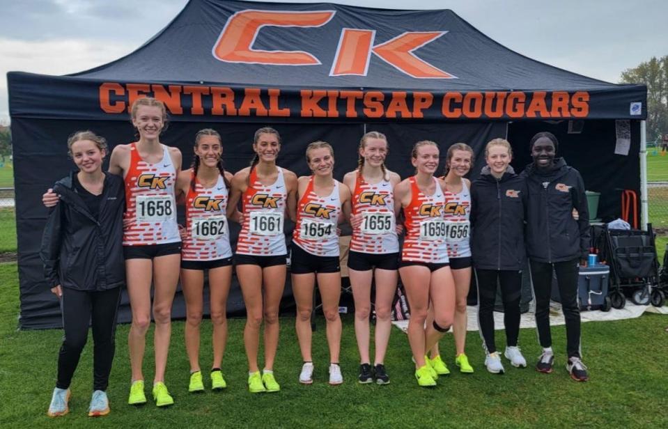 Central Kitsap's girls cross country team repeated as Class 3A state champions Saturday at Sun Willows Golf Course in Pasco.