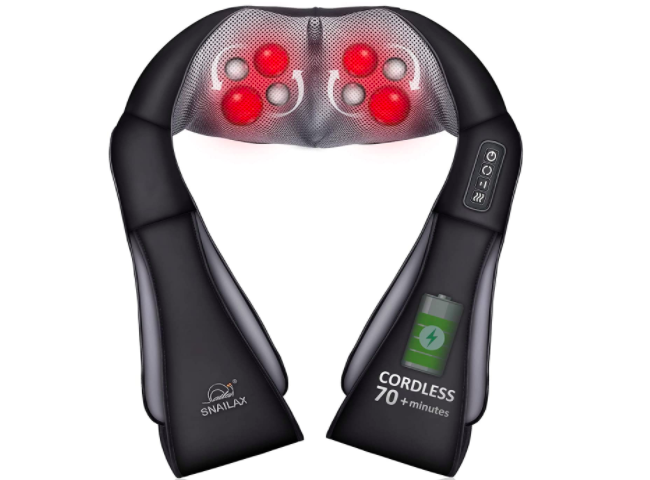 Snailax Cordless Neck and Back Massager