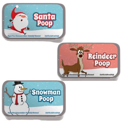 Christmas Poop Mints funny stocking stuffer, funny stocking stuffers