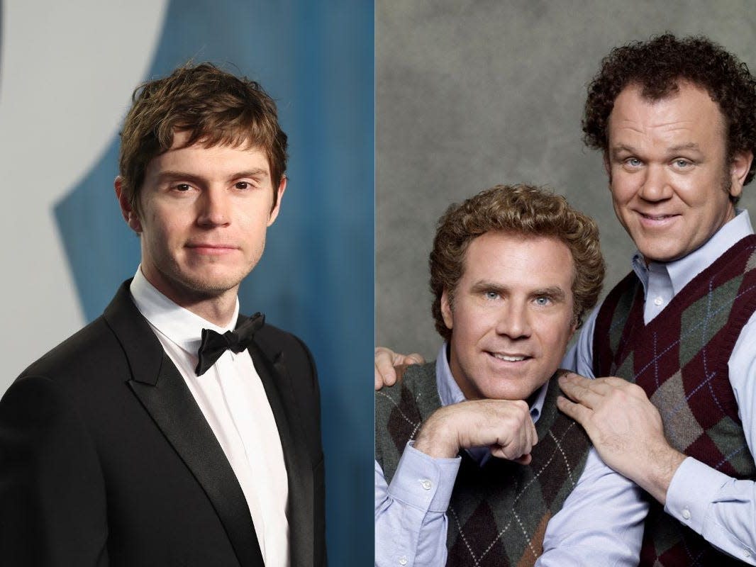 Evan Peters; Will Ferrell and John C. Reilly in "Step Brothers."