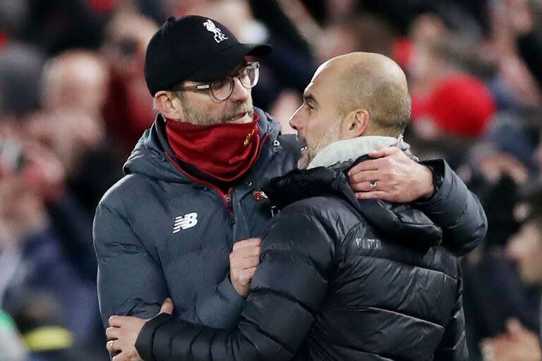 Klopp y Guardiola, una rivalidad deportiva sana, con un gran afecto de por medio