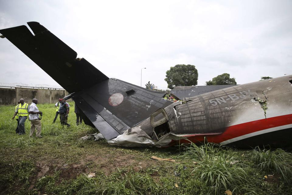 Plane crashes after takeoff from Lagos