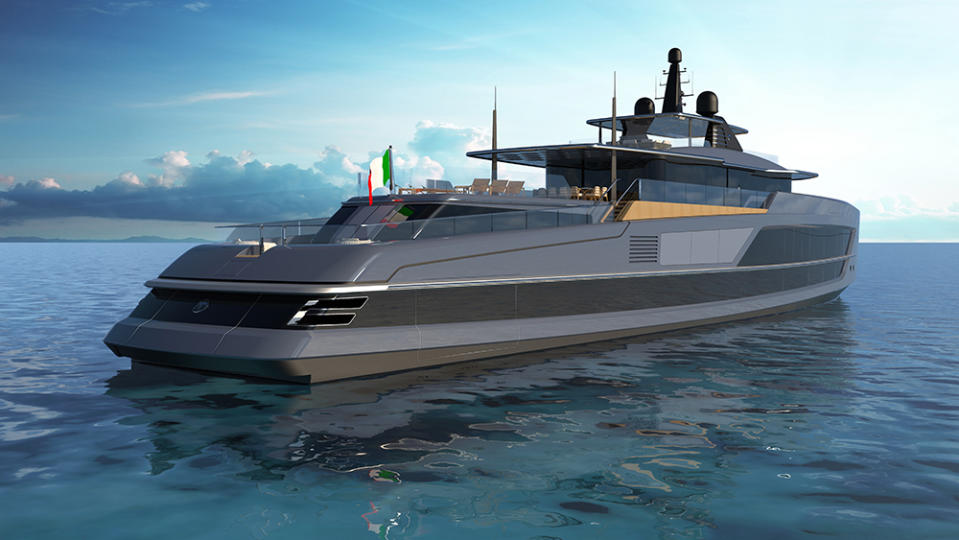 Baglietto 213-foot megayacht V-Line