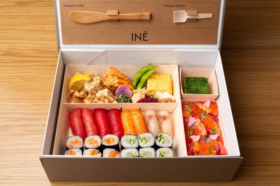 Luxury takeaway bento box from Ine.