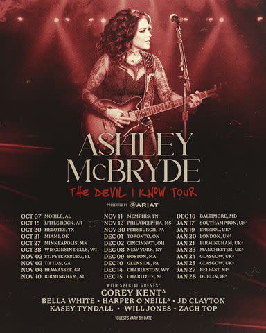 <p>The Devil I Know Tour</p> Ashley McBryde