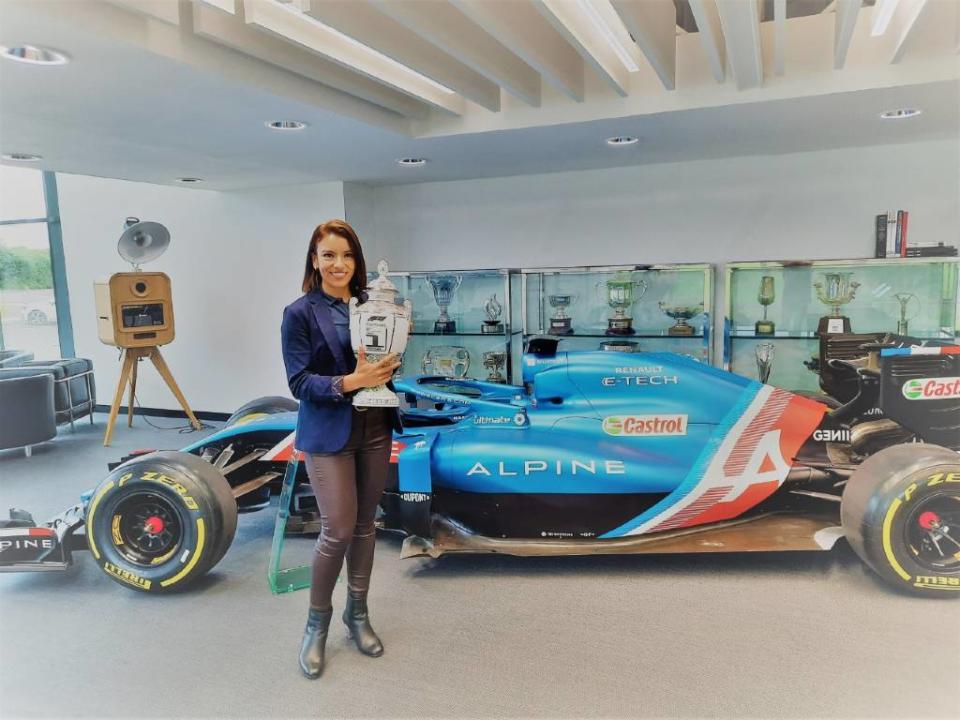 La mexicana Dalia Ramos | Cortesía: Alpine F1 Team