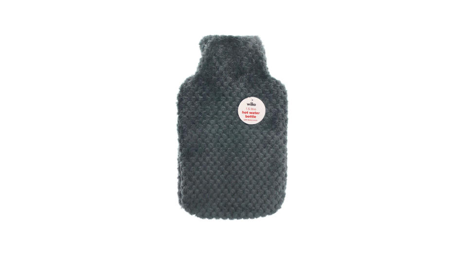 Wilko Hot Water Bottle with Cover