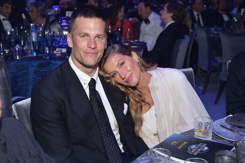 New England Patriot star QB Tom Brady and Gisele Bündchen attended the 2019 Hollywood for Science Gala.