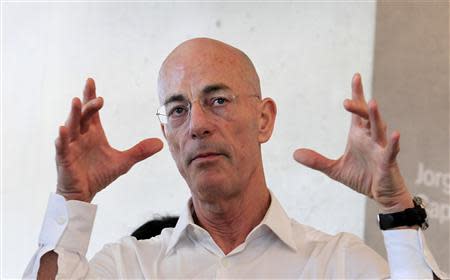 Architect Jacques Herzog speaks during a media tour of the Perez Art Museum Miami (PAMM) in Miami, Florida December 3, 2013. REUTERS/Joe Skipper