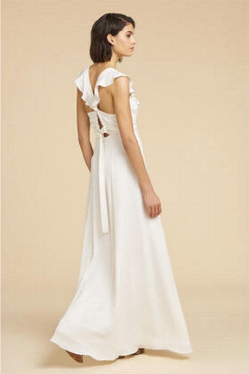 Eve silk wedding dress - <a rel="nofollow noopener" href="http://www.whistles.com/women/clothing/dresses/eve-silk-wedding-dress-25069.html" target="_blank" data-ylk="slk:$971;elm:context_link;itc:0;sec:content-canvas" class="link ">$971</a>