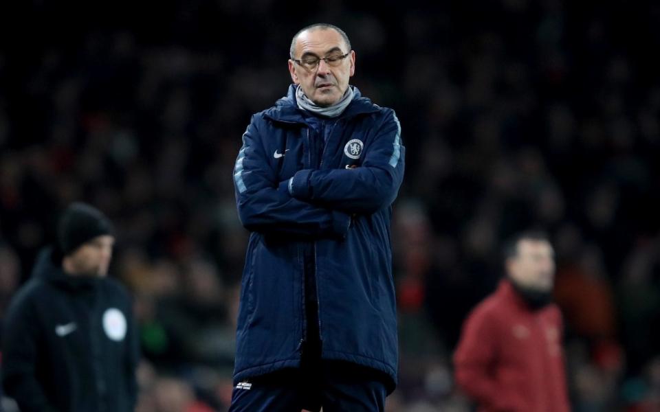 There is a growing frustration regarding Sarri’s stubbornness over his team selections and tactics - Getty Images Europe